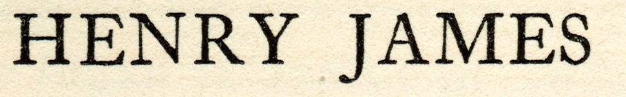 Closeup on Henry James